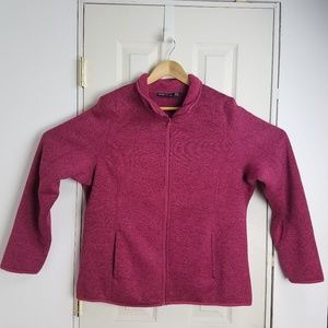 Swiss Tech Fleece Jacket Sweater Women's XL EUC